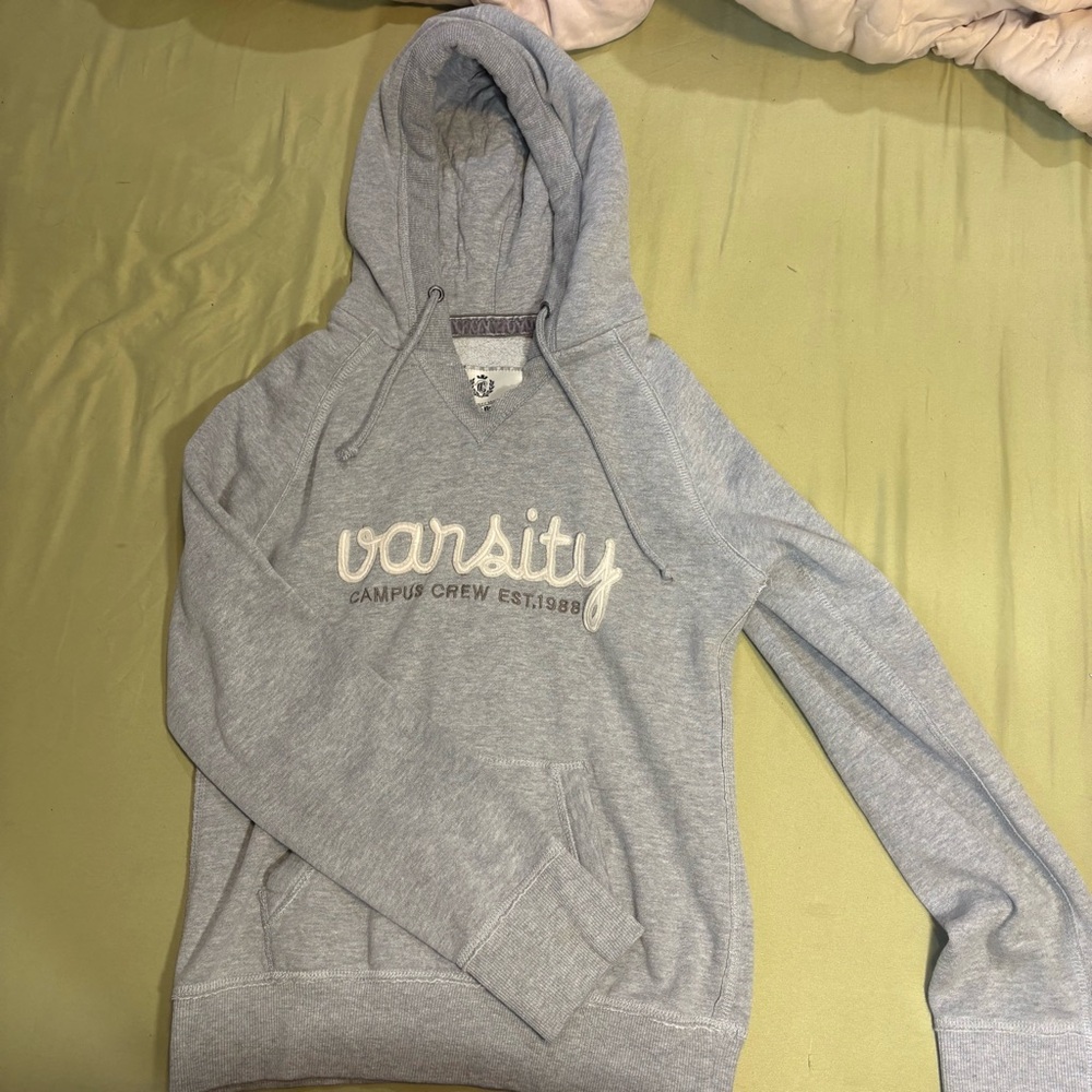 Varsity v-neck hoodie
